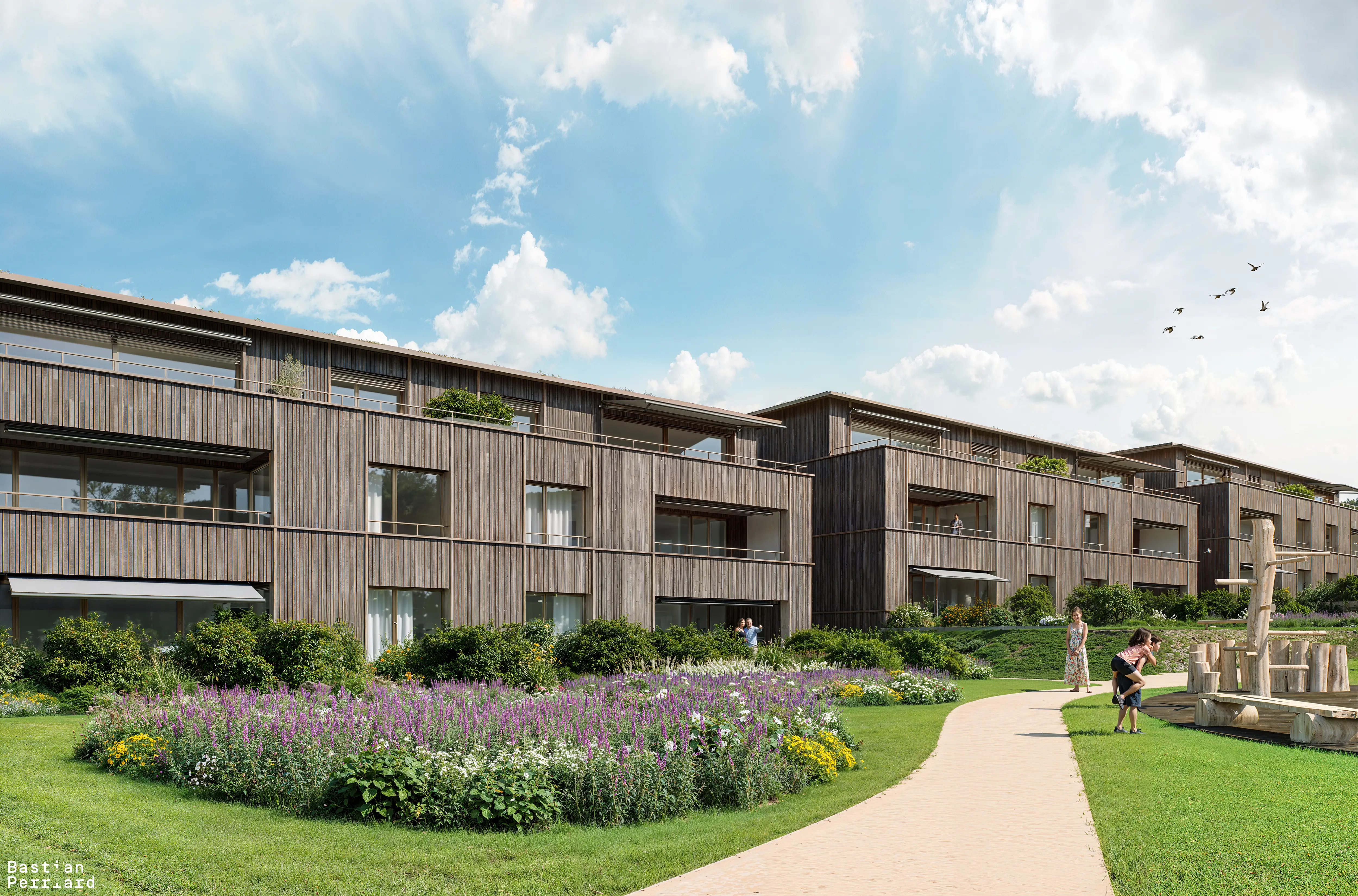 Photo d'un immeuble en PPE