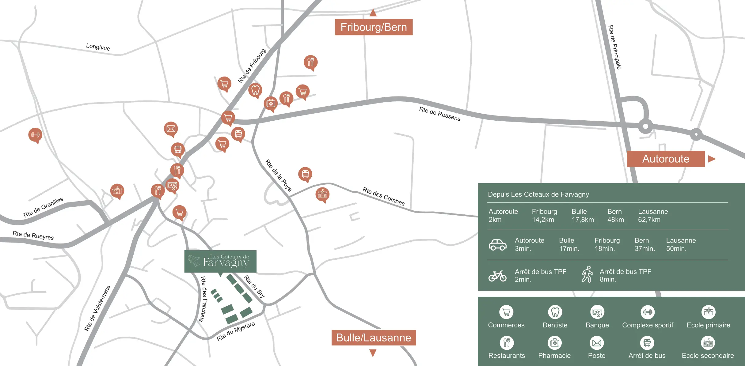 Plan de la localisation du quartier